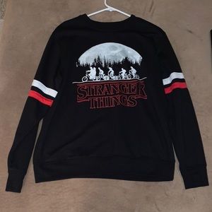 Stranger Things Black Sweater